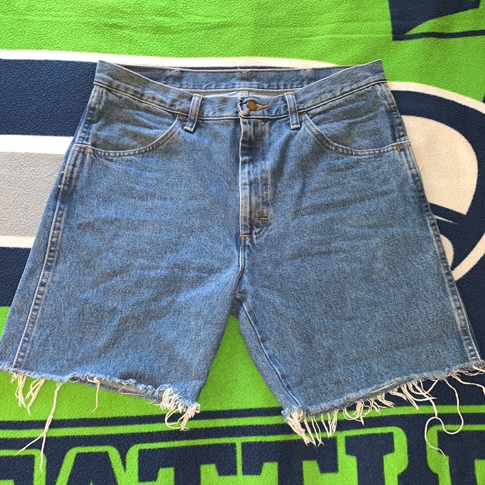 Rustler Men's Blue Denim Jean Shorts